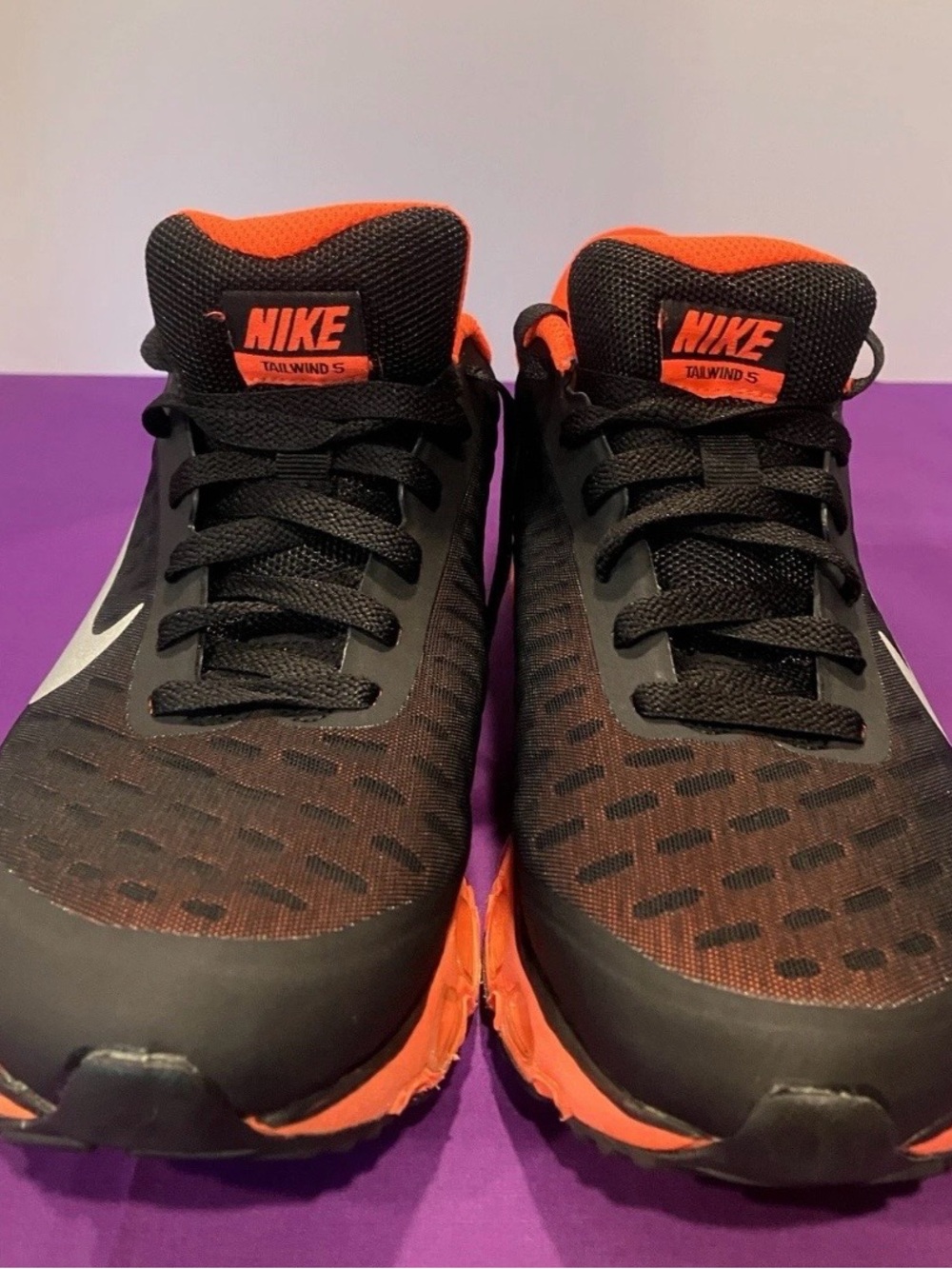 Nike Men’s Tailwind 5 Running Shoes - Black & Orange
